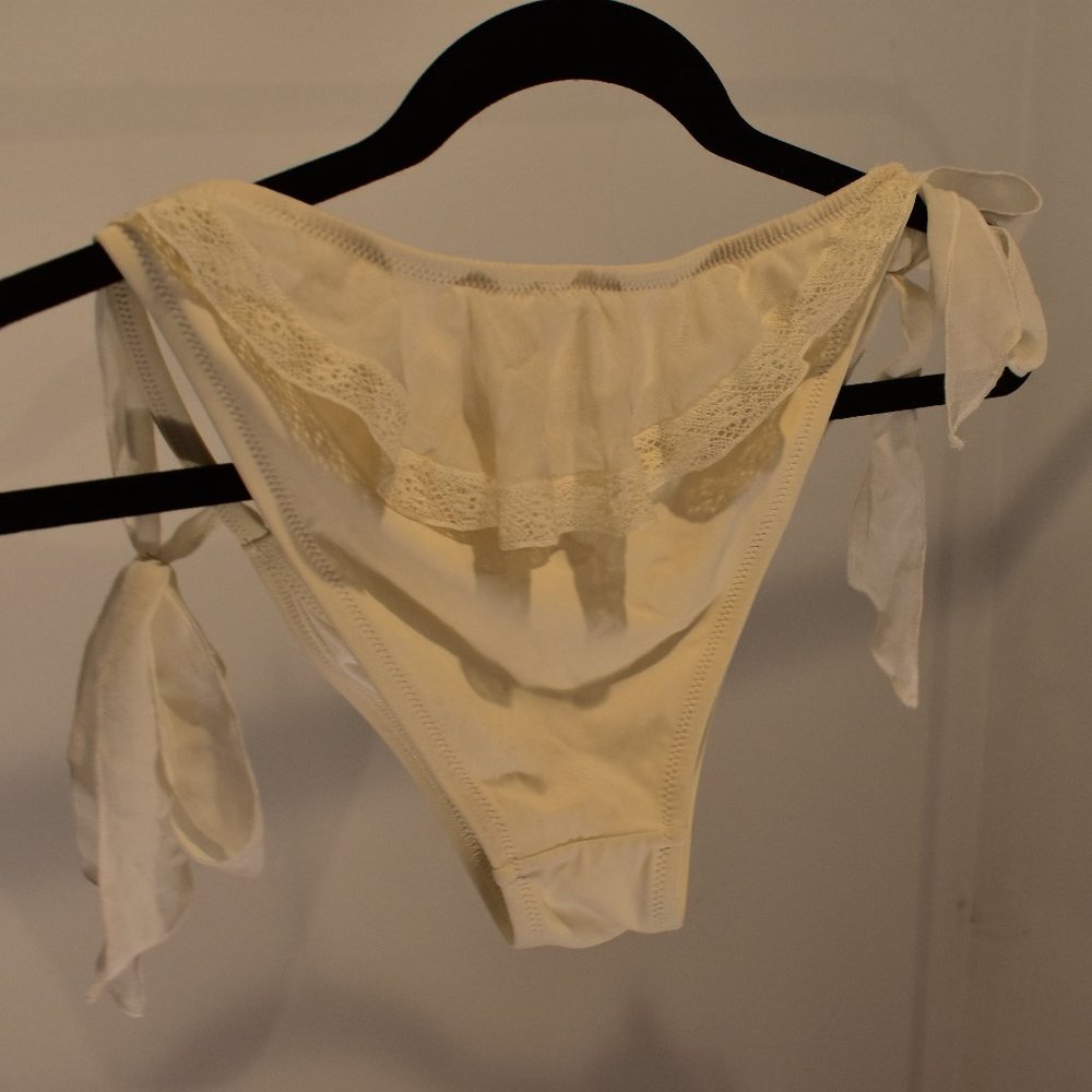 White Boho Victoria's Secret Bikini Bottoms